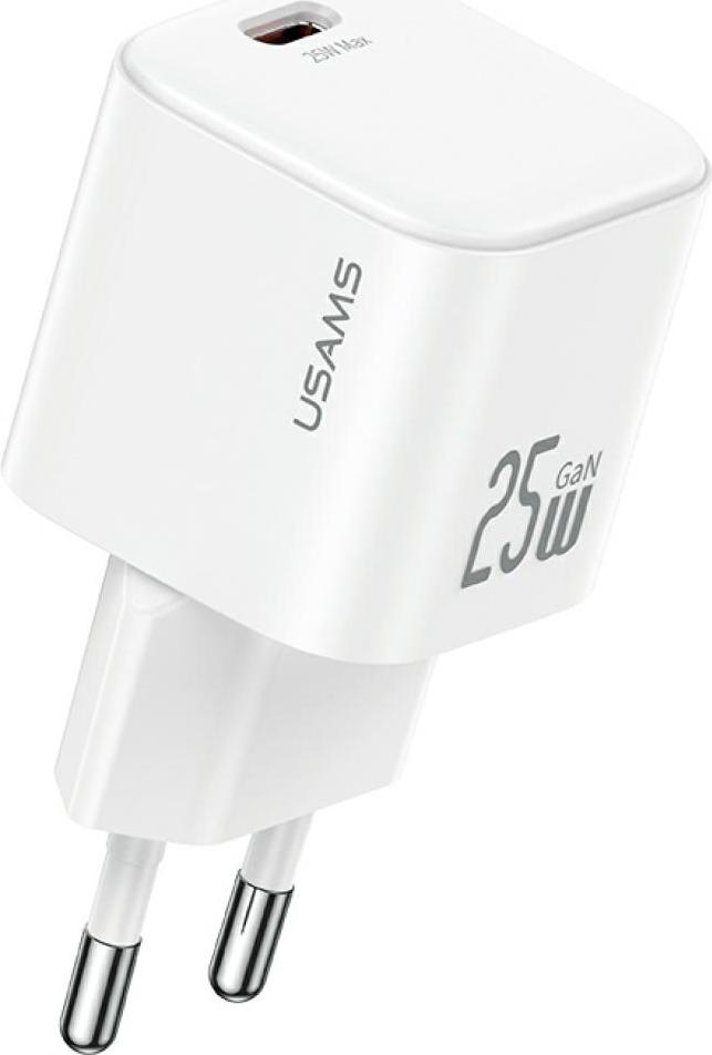 Usams Jc Series Cc289 25W Gan Mini Fast Charger Usb-C White