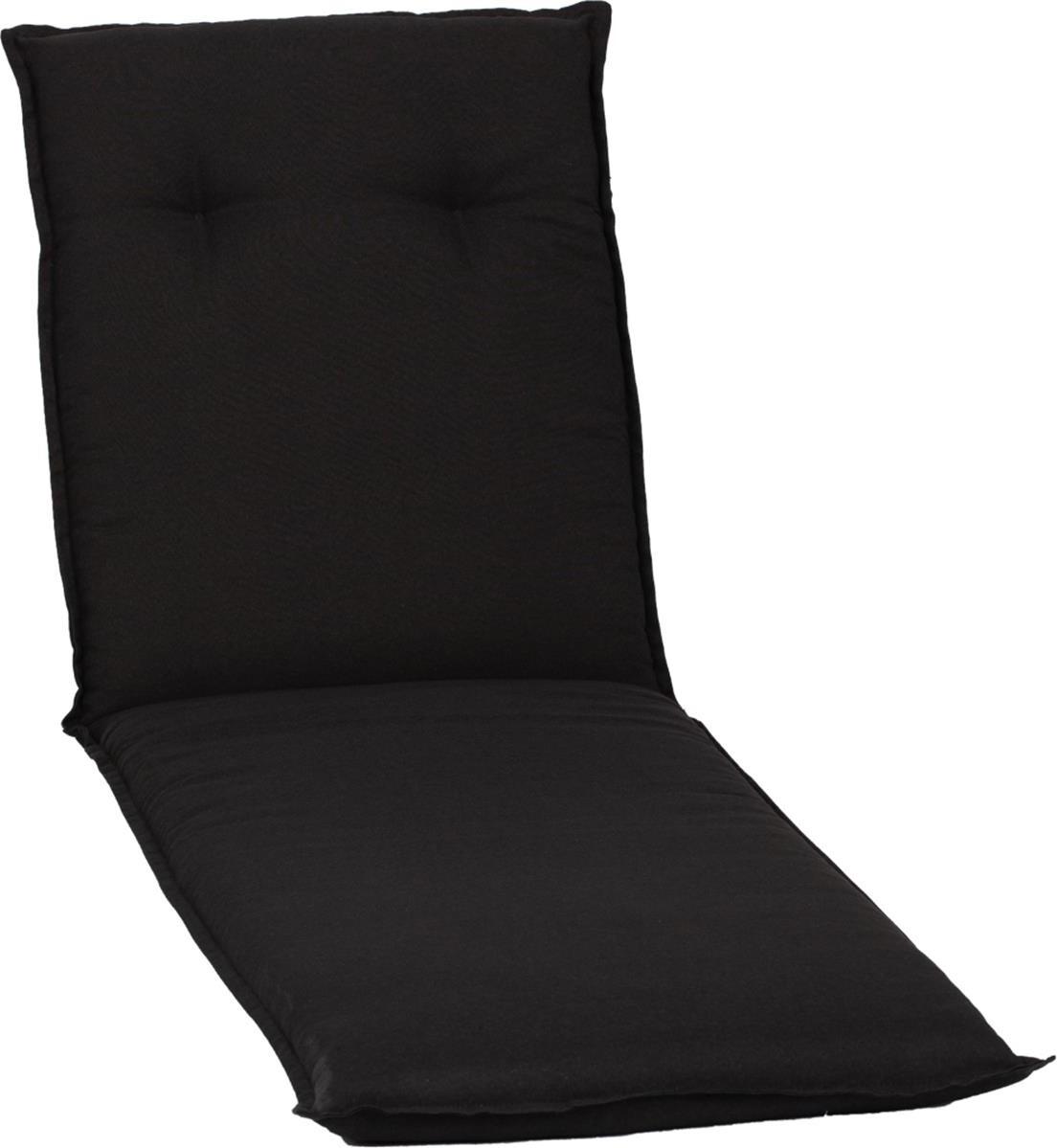 Green Spirit Gartenliege Auflage Trabzon, Motiv - Uni, anthrazit, 191x58x8cm