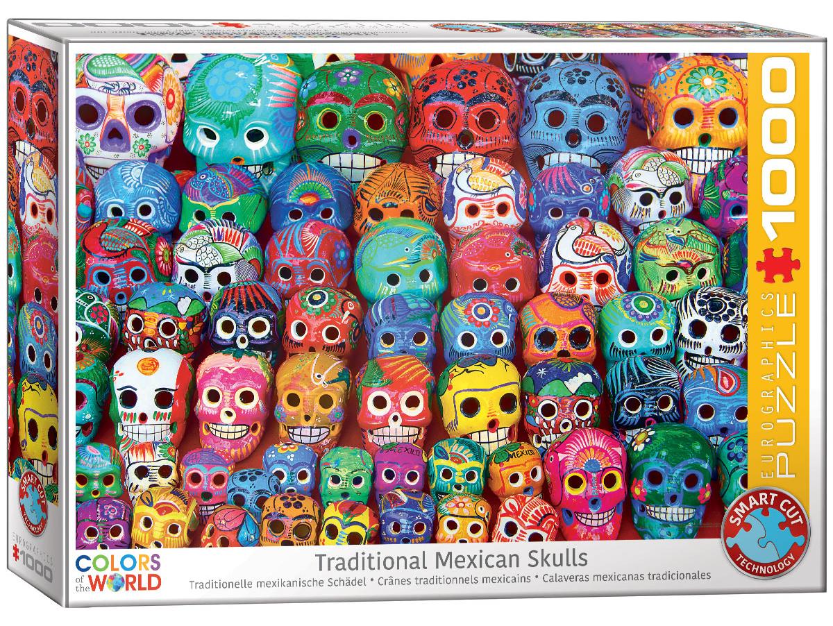 Eurographics s.r.o. Eurographics Puzzle Traditionelle Mexikanische Schädel, 1000 Teile, 68 x 48 cm, 6000-5316