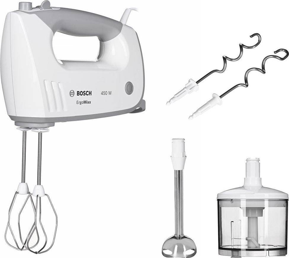 Bosch MFQ36480 Mixer Handmixer 450 W Grau Weiß
