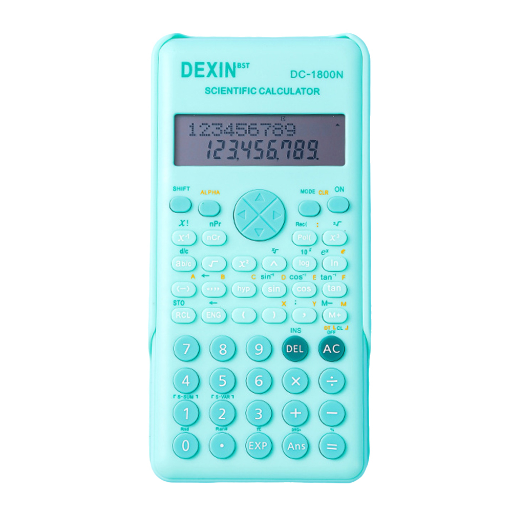 Cocosity Wissenschaftlicher Rechner,Mathe-Rechner,Taschenrechner,Graphischer Rechner,Taschenrechner klein,Büro-Rechner,Technischer Rechner,Rechner für das College,Rechner für das Büro