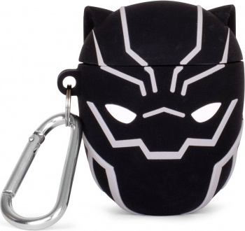 ThumbsUp! PowerSquad AirPods Case Black Panther 3D-Silikon