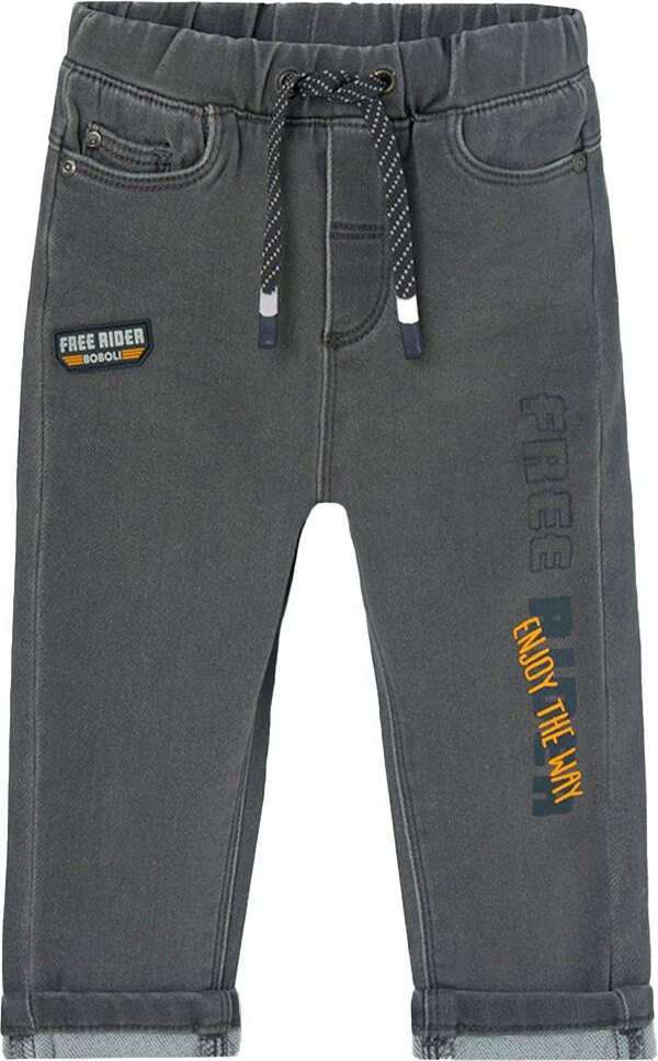 Boboli Denim Knit Hosen Grau 12 Months Grau 12 Months 319148-GREY-12M