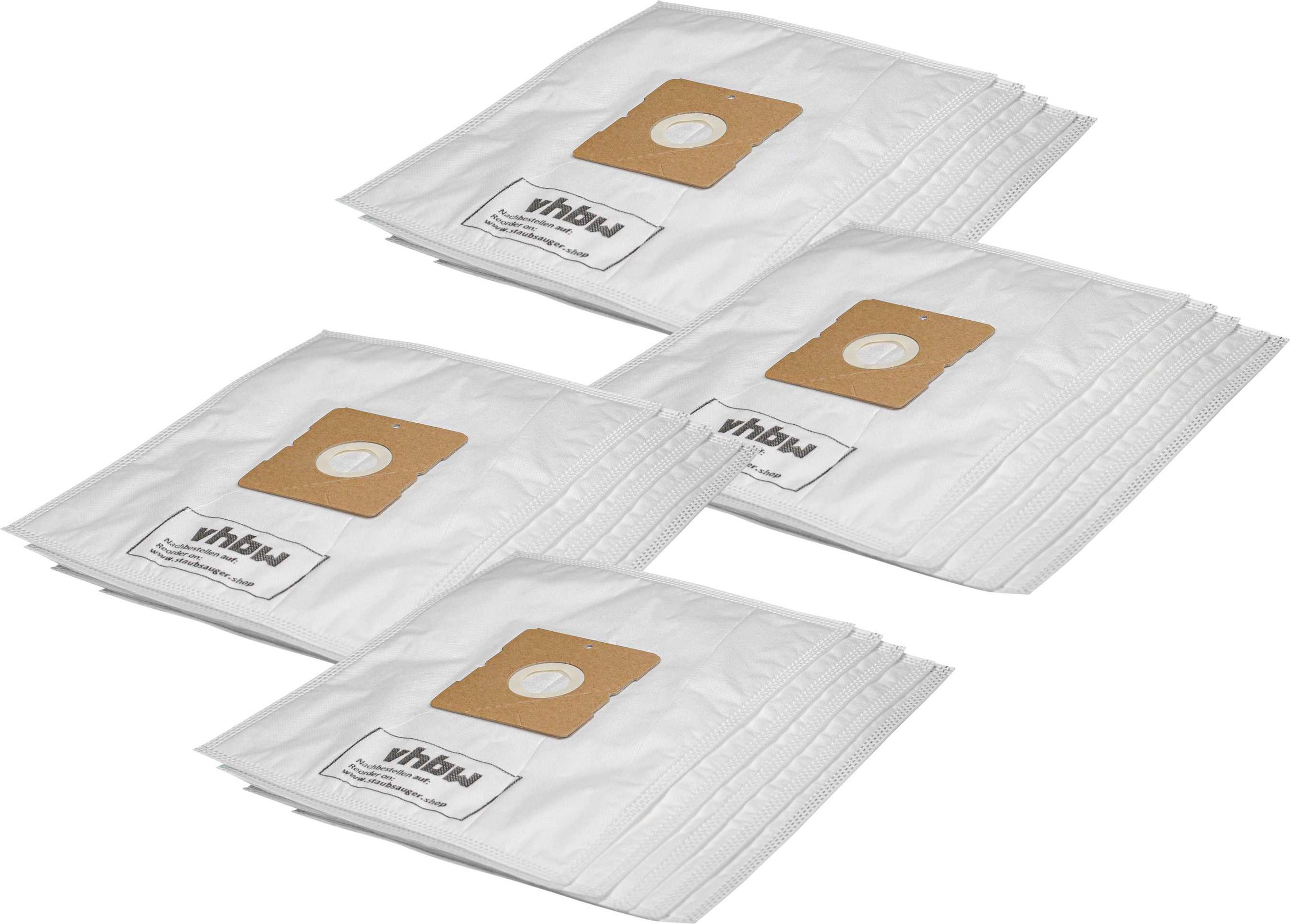 vhbw 20x Staubbeutel kompatibel mit DeLonghi XTL 212 PET XLence, XTRC 140 E - Scoop, XTL 220 PE - XLence Staubsauger - 32cm x 27cm Weiß 183157786-27