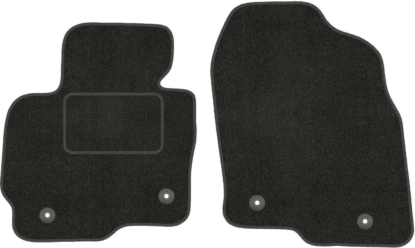 Tappetini Anteriori In Velluto Su Misura Per Mazda CX-5 I (2012-2017) – 2 Pezzi, Antiscivolo E Impermeabili