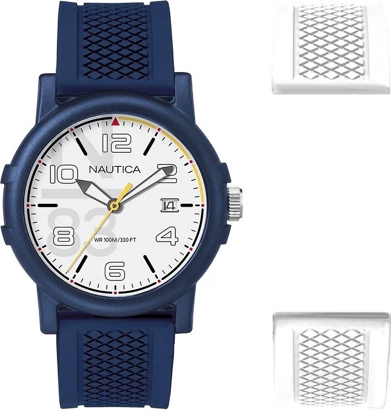 Nautica Herren Armbanduhr Blau NABLEME02