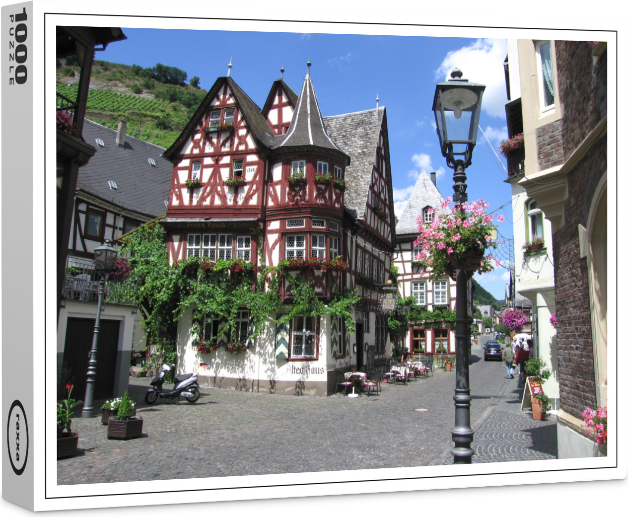 raxxa Premium-Puzzle "Fachwerkhaus in Bacharach", 1000 Teile 1-14270-16723-262