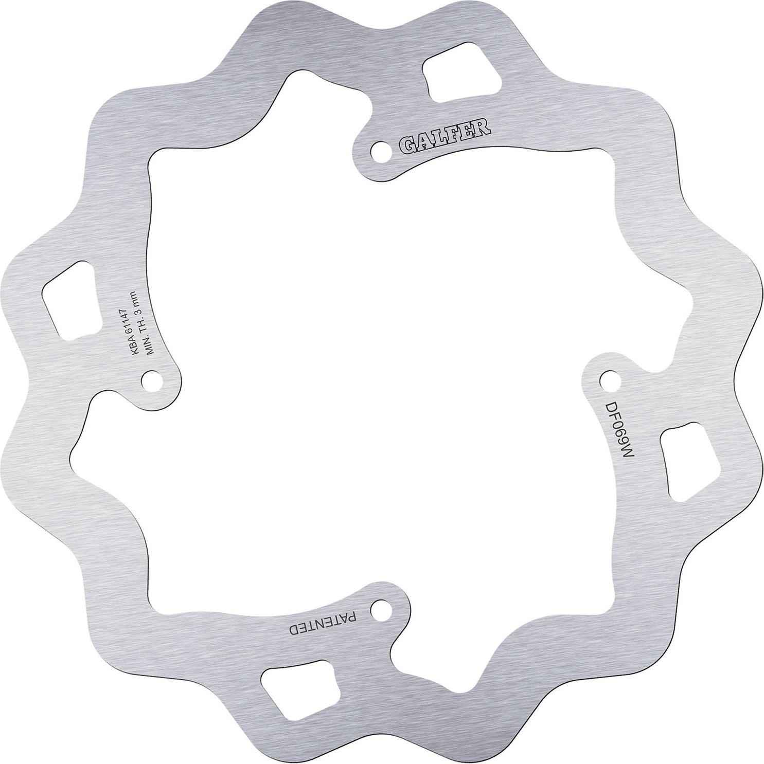 Galfer Wave Bremsscheibe DF069 Rotor Bremsscheiben Starr DF069W-AL-