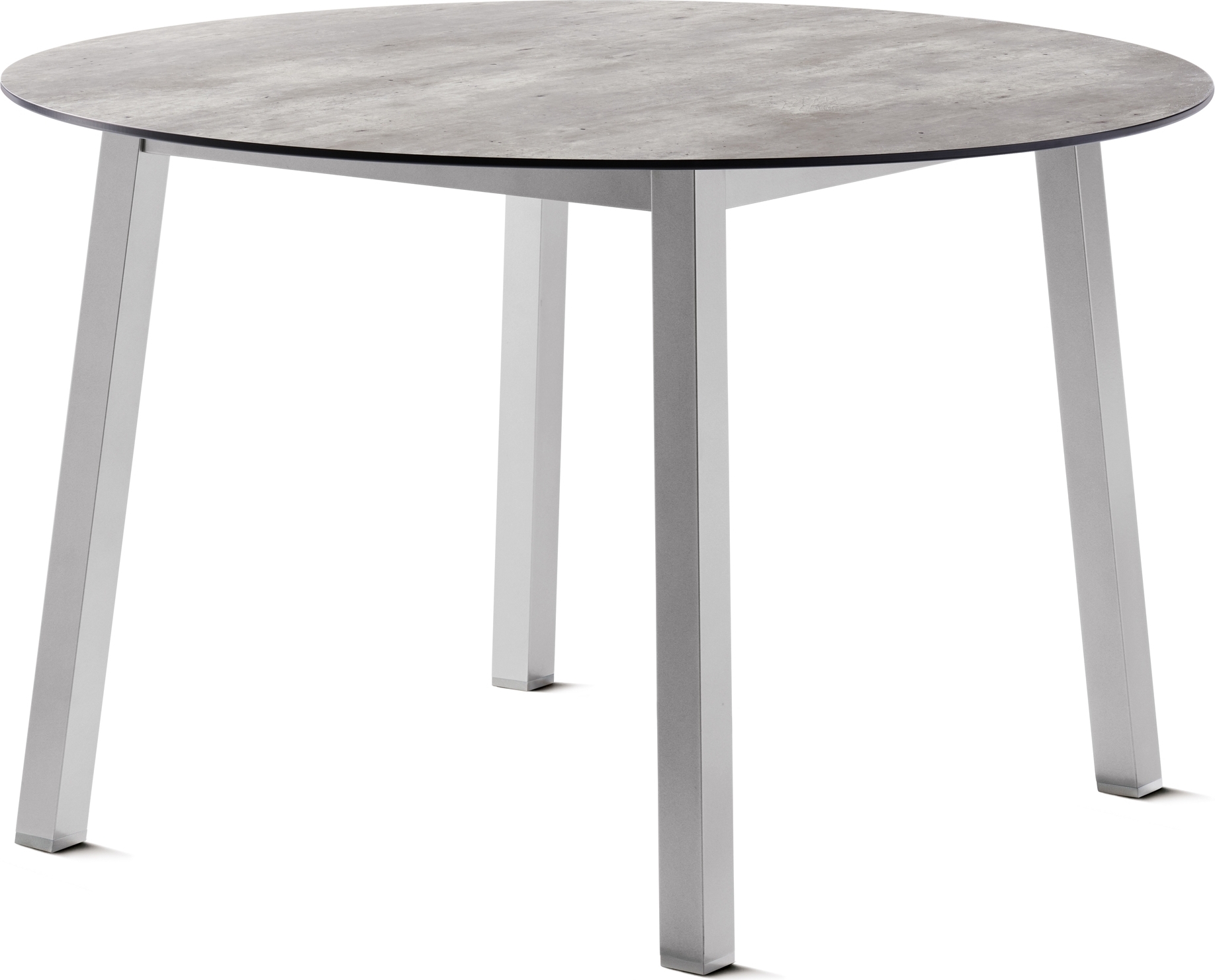 SIEGER Tischplatte >Loft Polytec< in Beton hell, Polytec® - 120cm (D) 970253