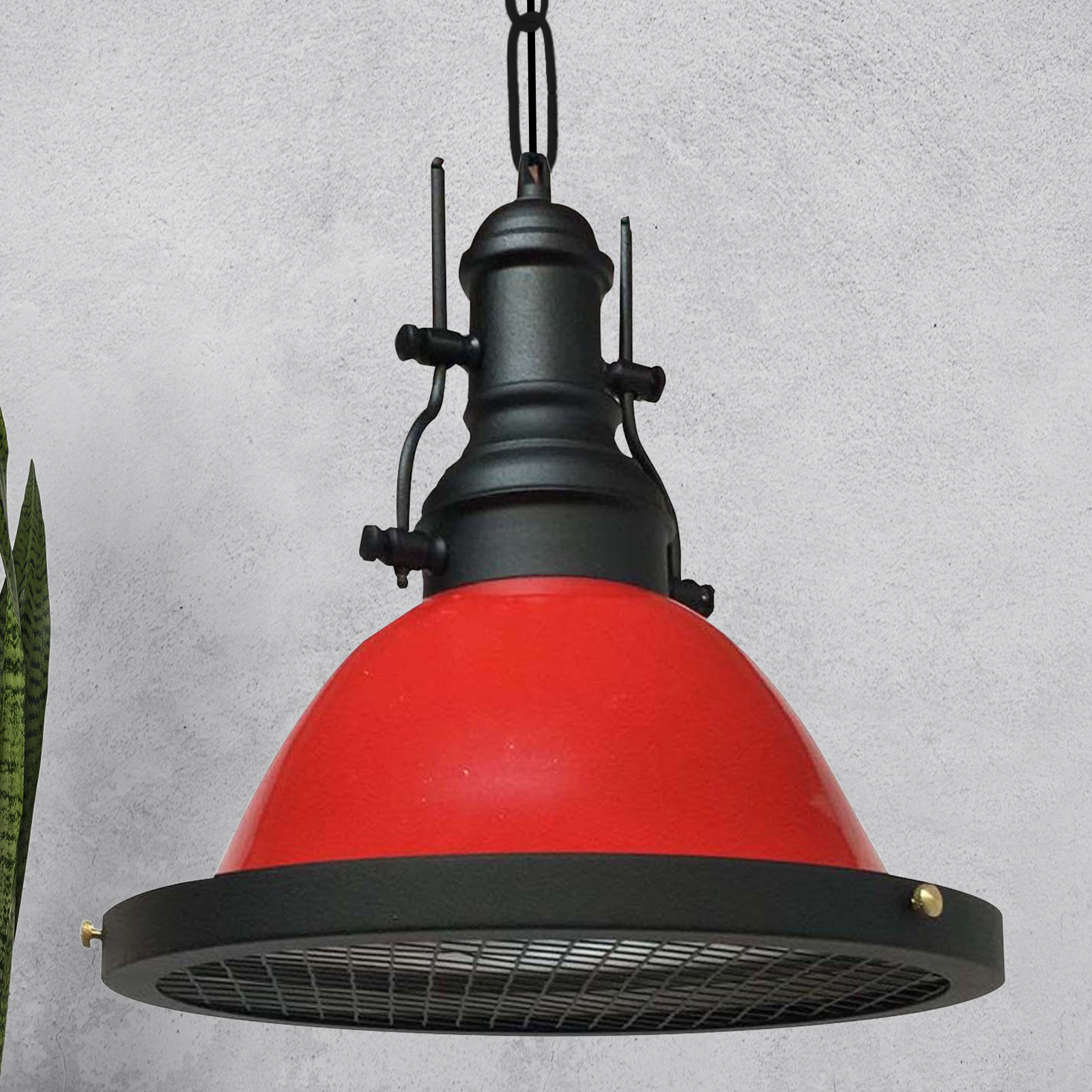 Bamyum Pendelleuchte Turami 31 cm - Rot