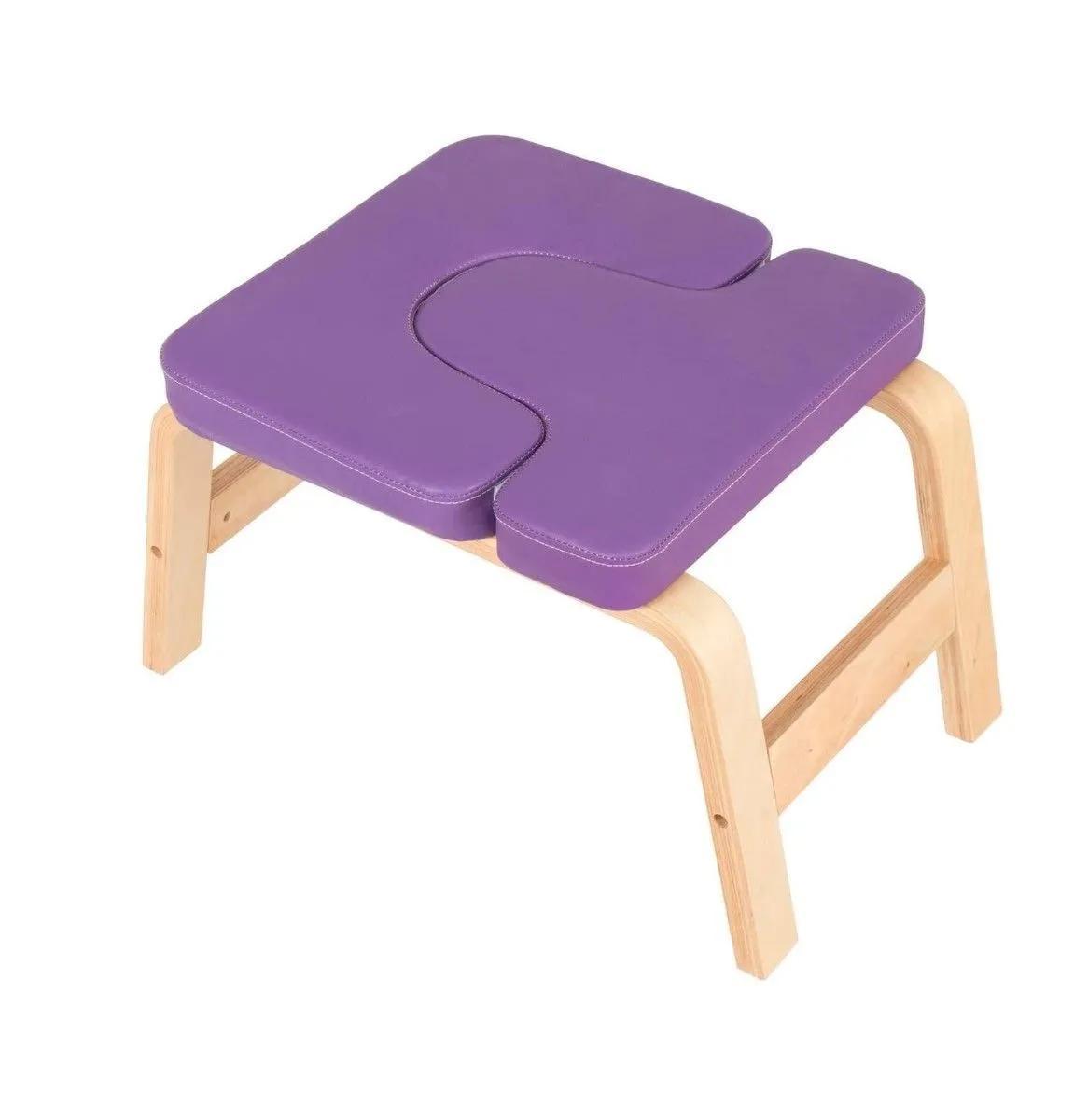 Divit Yoga Kopfstandhocker YK6 Yoga Übungshocker Kopfstandstuhl Holz A615515-0