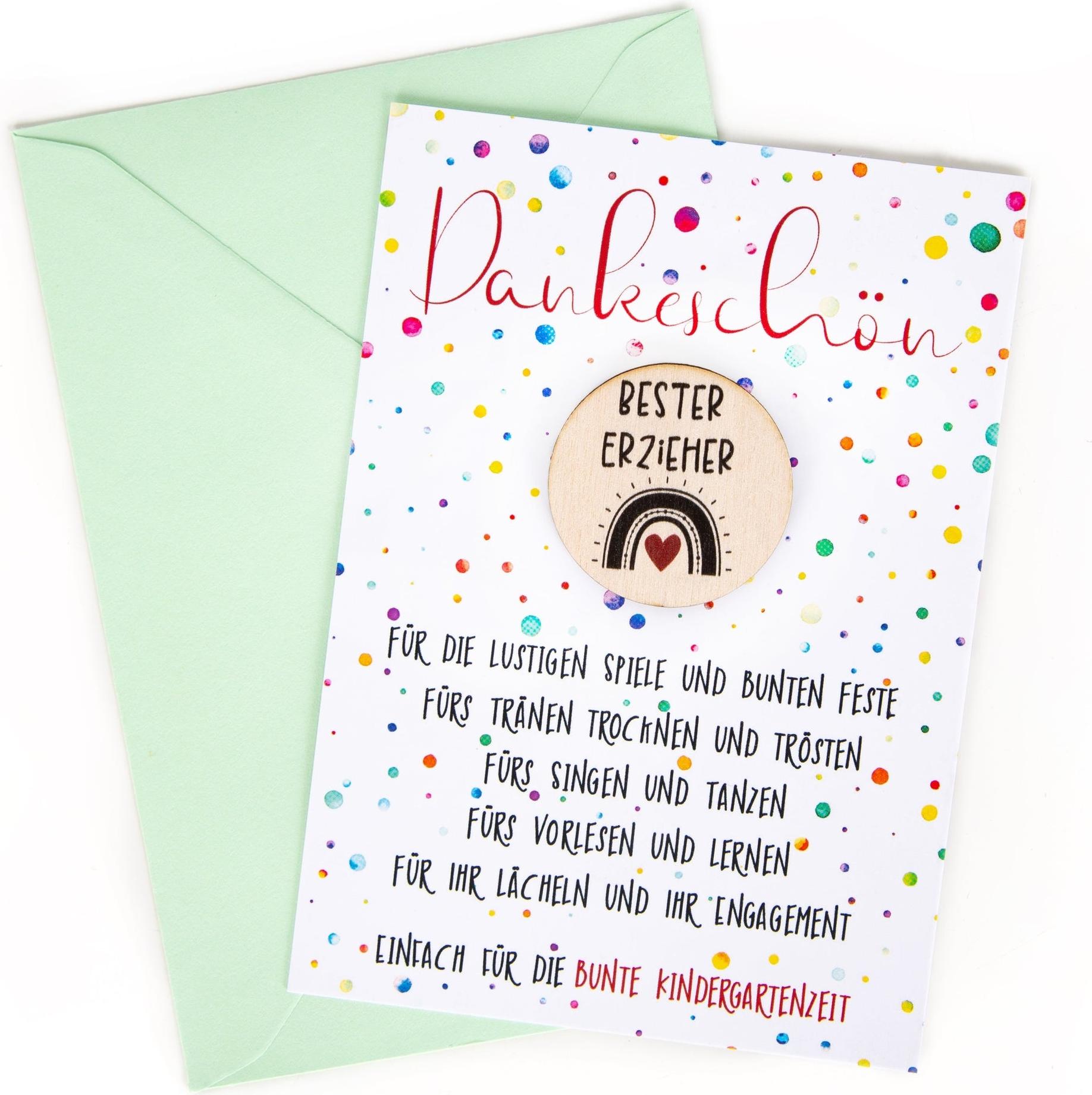 Logbuch Verlag Taler »Bester Erzieher« mit Abschiedsgeschenk für Kindergarten DG-23284