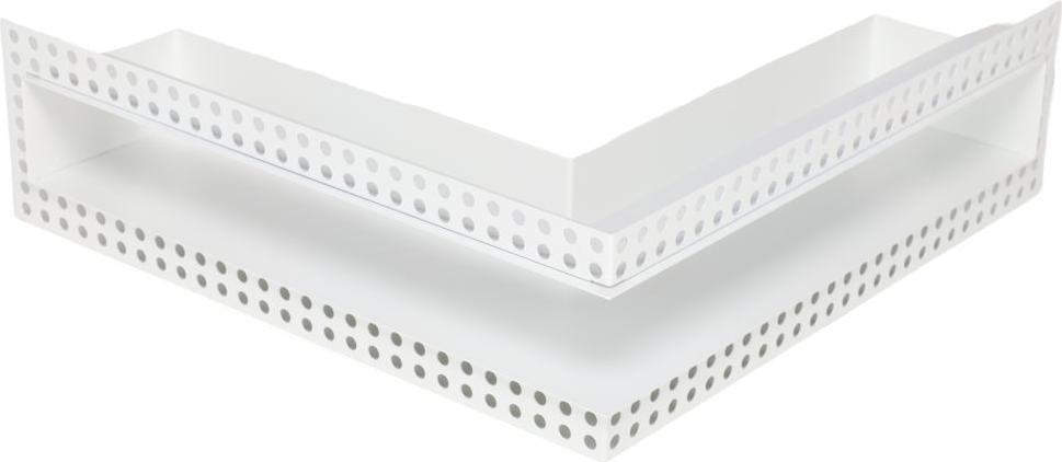 Subtiel Luftleiste Open Air DOT Ecke 40 cm weiß