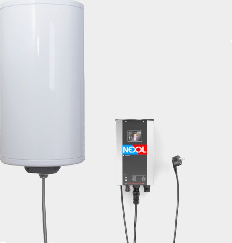 Nexol Hybrid Solarboiler NEX RS80 RS120 Liter Solarboiler 1,5 kW Warmwasser PV : NEXRS80