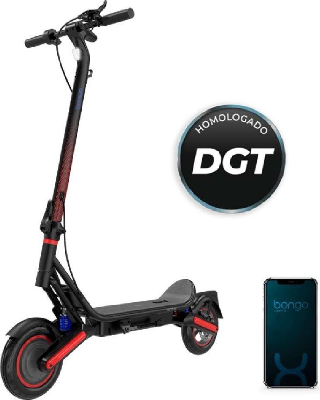 Elektrická kolobežka Cecotec Bongo D40 XL s dvojitým odpružením, maximálny výkon 800 W, pneumatiky 25,4 cm (10 palcov), dojazd...