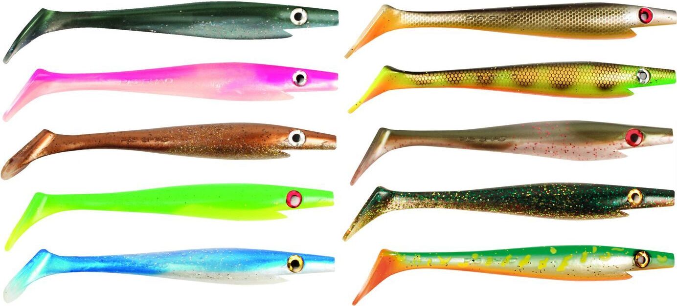 Strike Pro Pig Shad 23cm 90g - Gummifisch, Farbe:Shitty Roach 1D-E 203-041