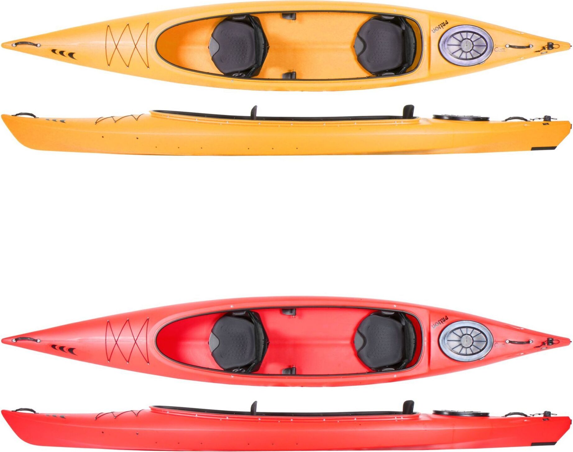 Prijon GmbH Prijon Custom Line CL 470 Relax offenes Zweier-Kajak für Familien und Verleih Prijon Ausstattung:ohne Steuer,Prijon Farben:gelb