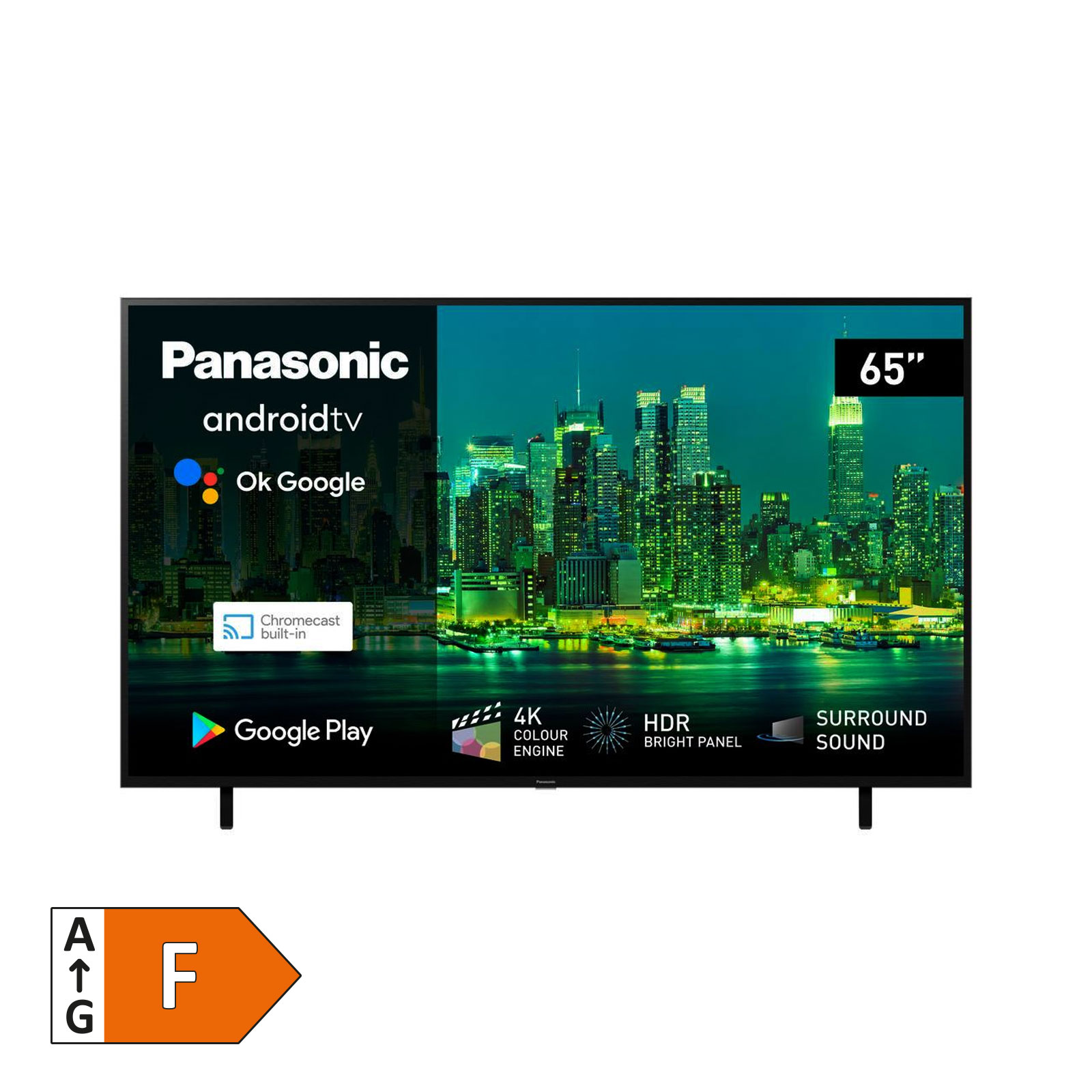 Televízor LED Panasonic TX-65LXW704 (65 palcov ,164 cm), farba:čierna