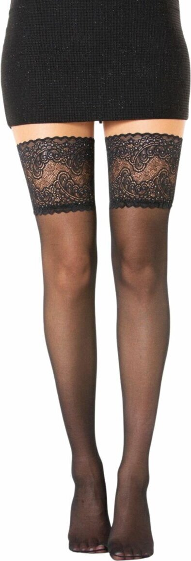 Cofi 40 Den Schwarze Strümpfe – Stilvolle Formgebung für feminine Outfits S/M N.1730-S/M