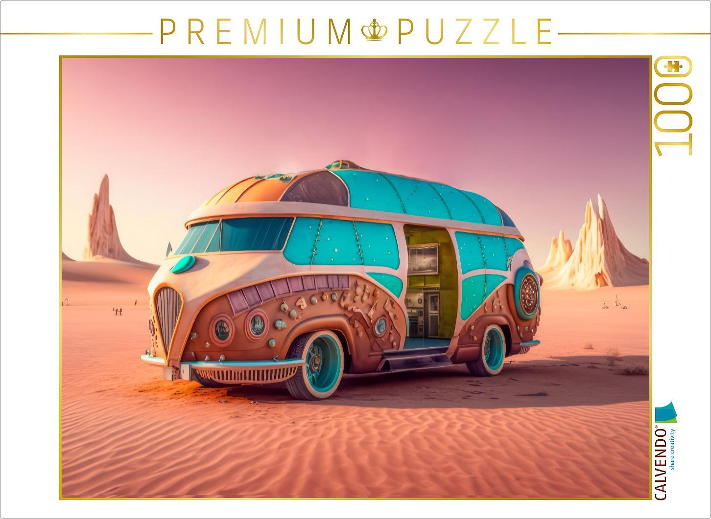 Calvendo Wüstencamper Bus - Foto-Puzzle, 1000 Teile, 1000 Stück(e), Fahrzeuge, 14 Jahr(e)