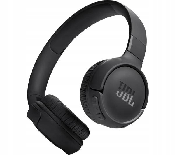 Čierne Slúchadlá Jbl 520Bt Do Uší Bluetooth 5.3, 57H Pure Bass Mikrofón