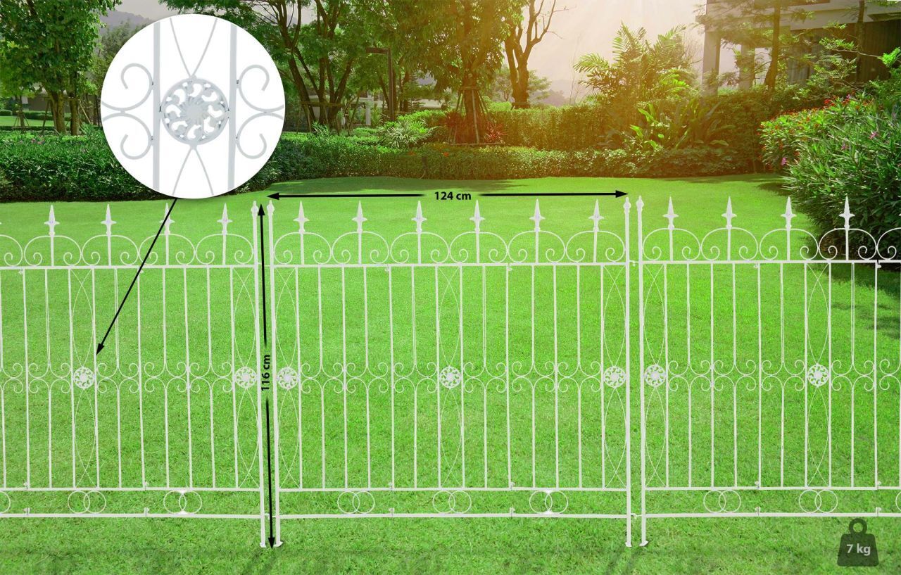 CLP Gartenzaun Mangold weiß