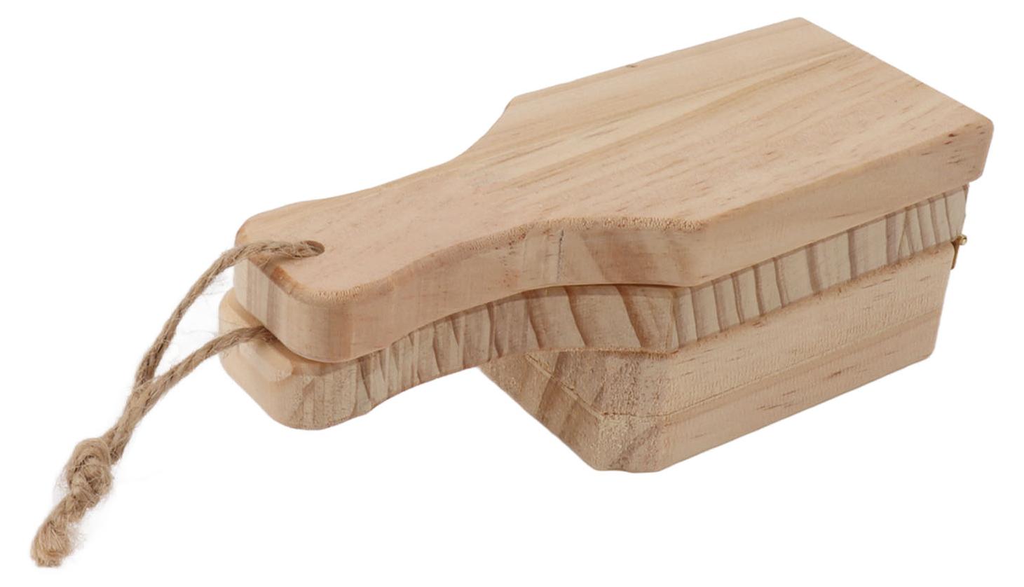 Gistuch Bananenzertrümmerer, 2-in-1 Tostonera-Kochbananenpresse aus Holz für gebratene Kochbananen, Chips, Tostones, Tassen, Kartoffeln