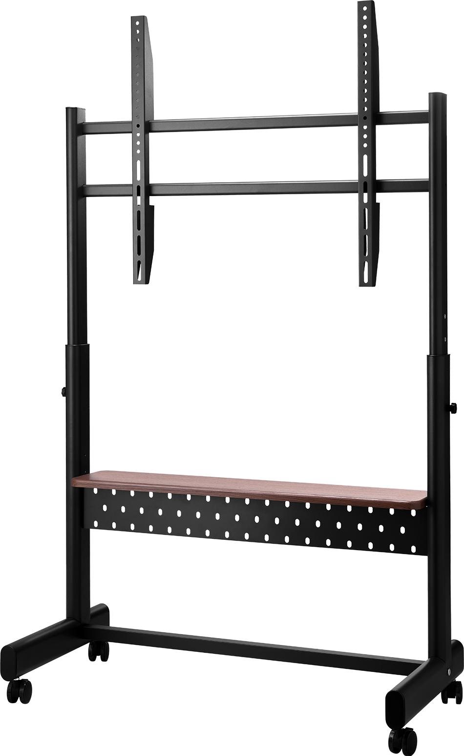 YOMT Carrello Mobile Per TV 13-50 Pollici – Supporto Regolabile Con Rotelle, Inclinabile E Girevole Orizzontale/verticale, VESA Fino A 200x200 - 3