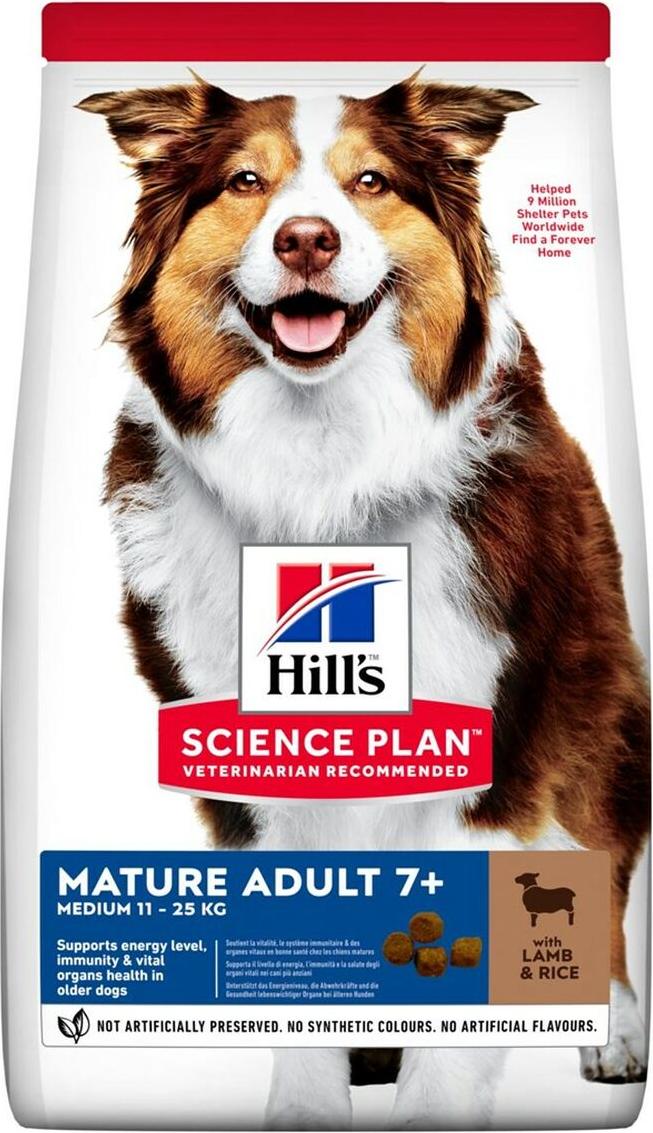 Hills HILL'S Science Plan Hundefutter für ausgewachsene Hunde mit Lamm und Reis, 14 kg