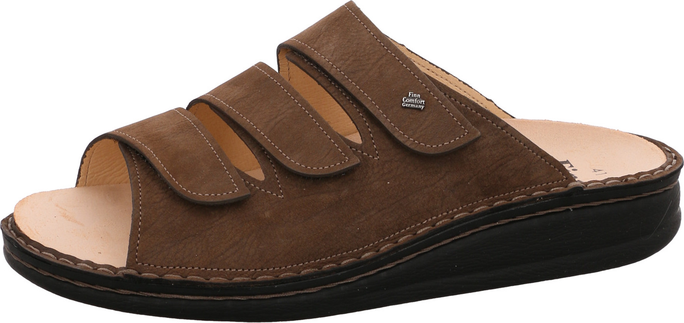 Finn Comfort, Corfu, mule, pánske, tabakové, hnedé, kožené, nové - Dámska obuv mule / topánky na oddeľovanie prstov, hnedé