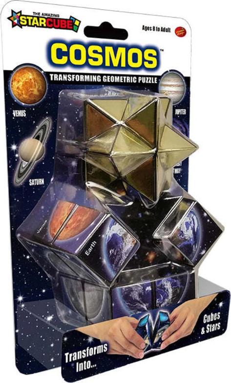 Star Cube Denksportaufgabe StarCube - Star-Magic Cube COSMOS 3247012 Mehrfarbig 5 x 5 x 5 cm
