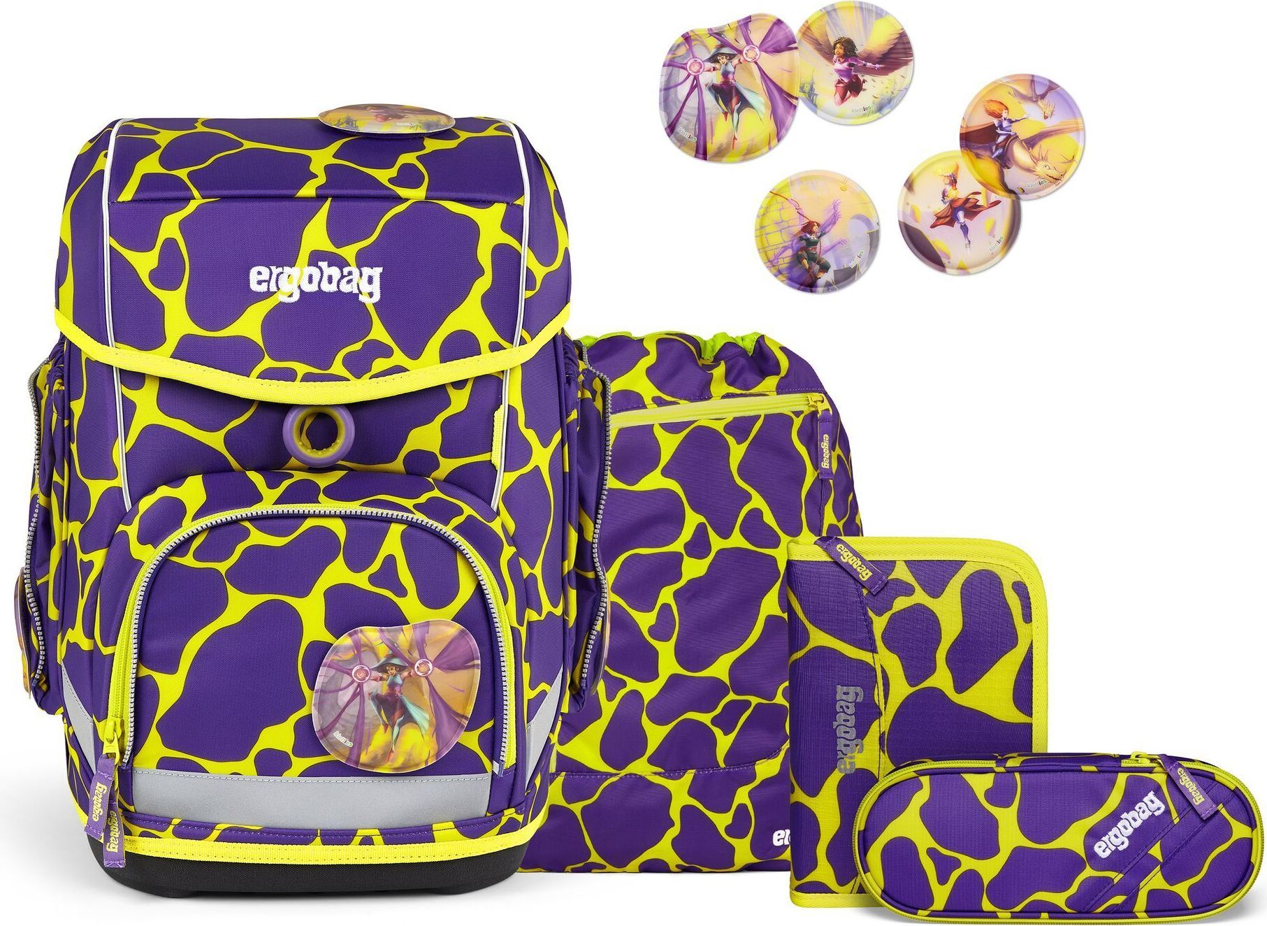 Ergobag Heftebox Für Schulranzen – Durchsichtig, Stabil, Gelb, 3,7 Liter Volumen