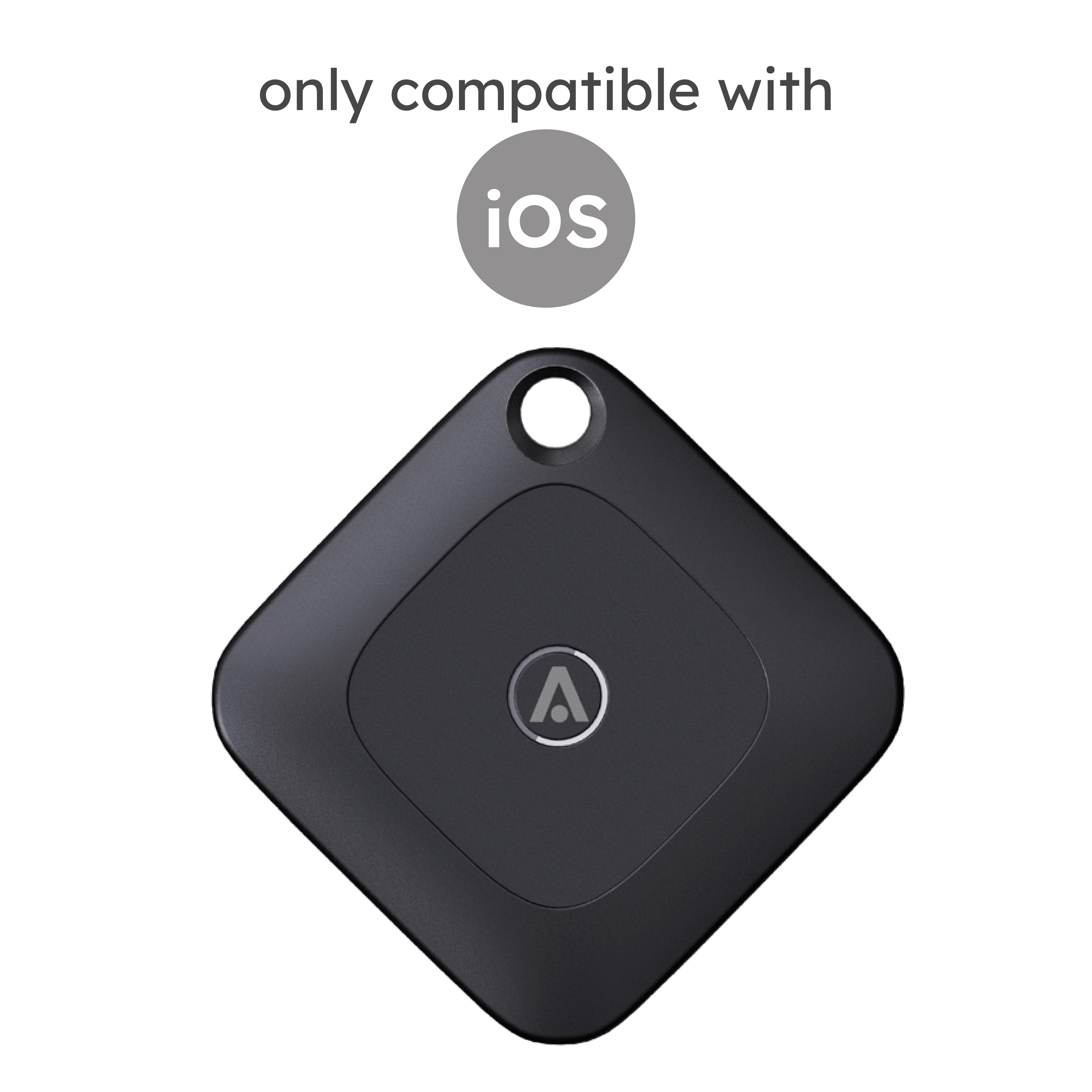 alkaya. Bluetooth GPS Tracker für Alltagsgegenstände – Nur kompatibel mit Apple App "Wo ist?" – Schwarz GT-80001