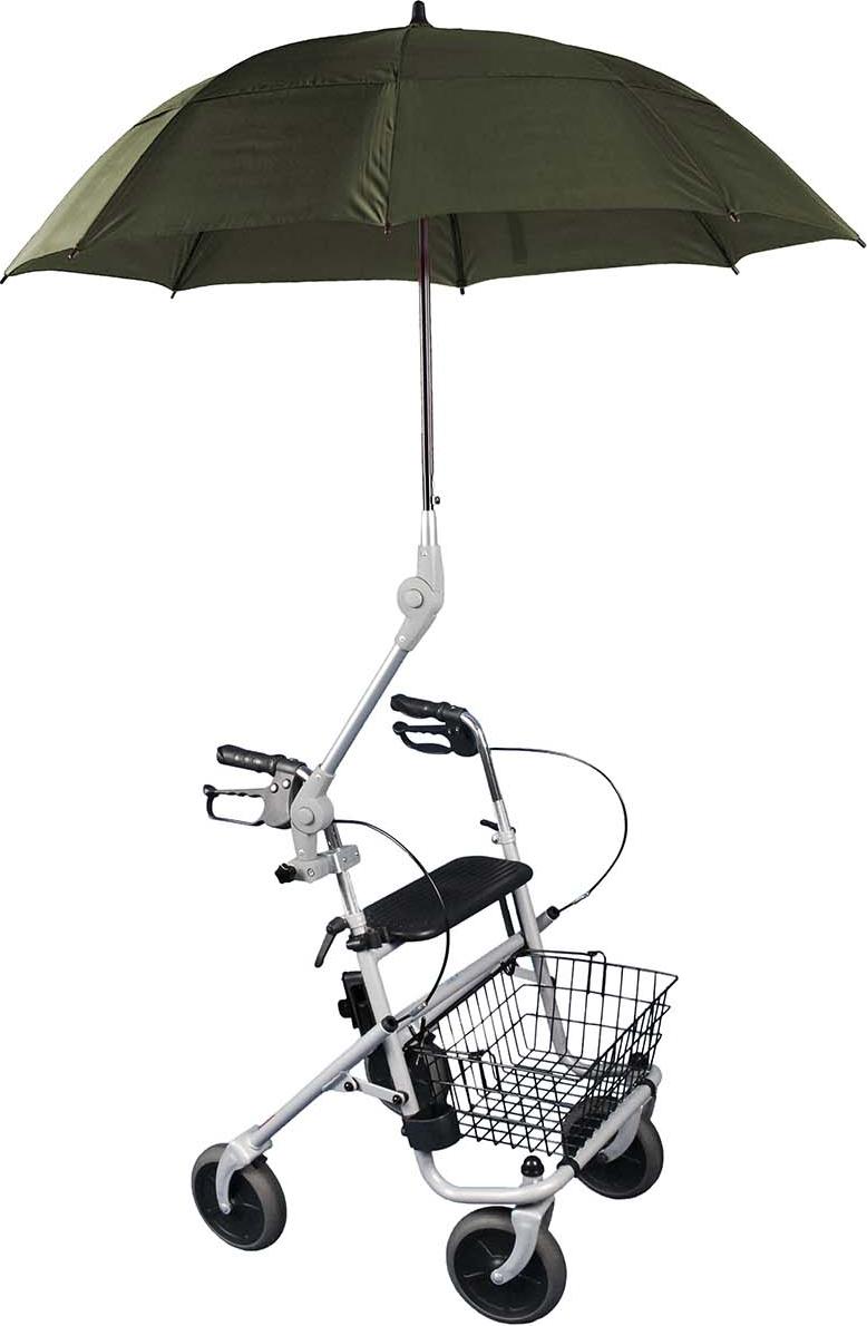 Rolko Protektor Rollatorregenschirm, Rollatorschirm, Rollatorsonnenschirm grün 150200046