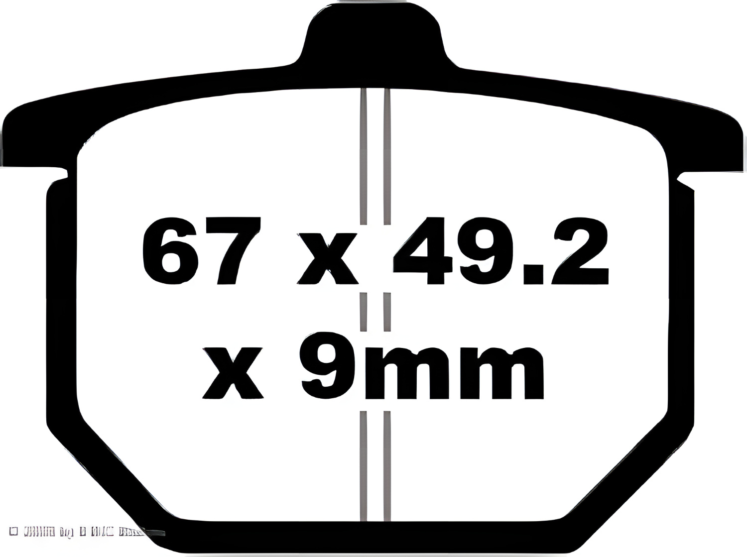 EBC-FA31 (FA29 / 30 / 31 sind identisch) (=11,10,9mm) FA031