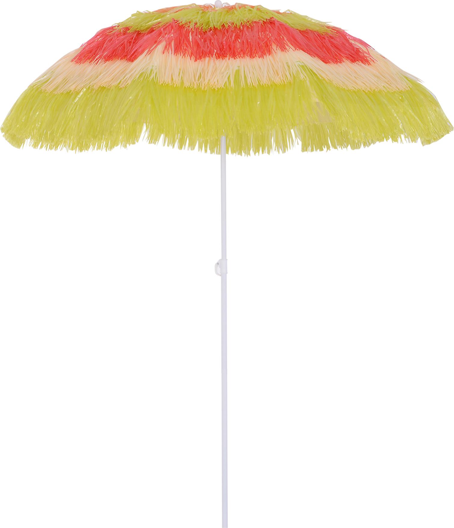 Avylet Hawaiischirm. Sonnenschirm. Gartenschirm. h?henverstellbar. neigbar. bunt. ?160 x 190cm