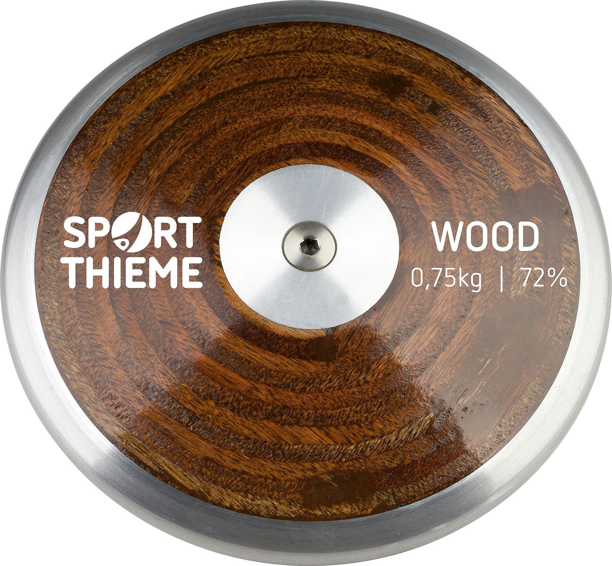 Sport-Thieme Wettkampfdiskus "Holz", 0,75 kg DSL-WL75