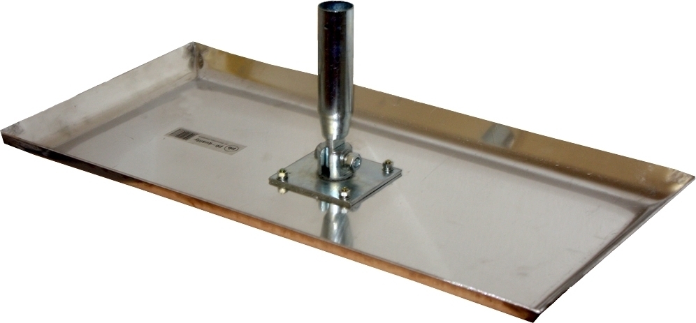 bauCompany24 Alu-Betonverteiler 980 x 300 mm, Seitenrand, ohne Stiel 11076