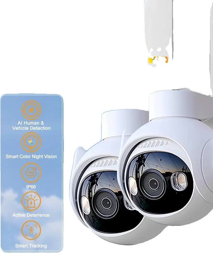 Bezpečnostná kamera IMOU, rozlíšenie 5MP, farebné nočné videnie, 5MP-2ks, zástrčka EÚ