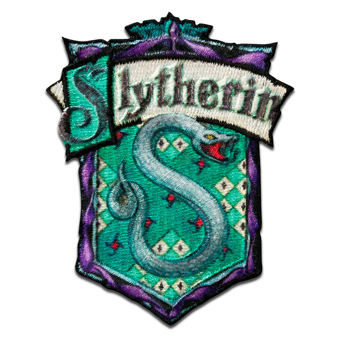 Harry Potter Wappen SLYTHERIN Aufnäher Patch *BLITZVERSAND & NEU* 