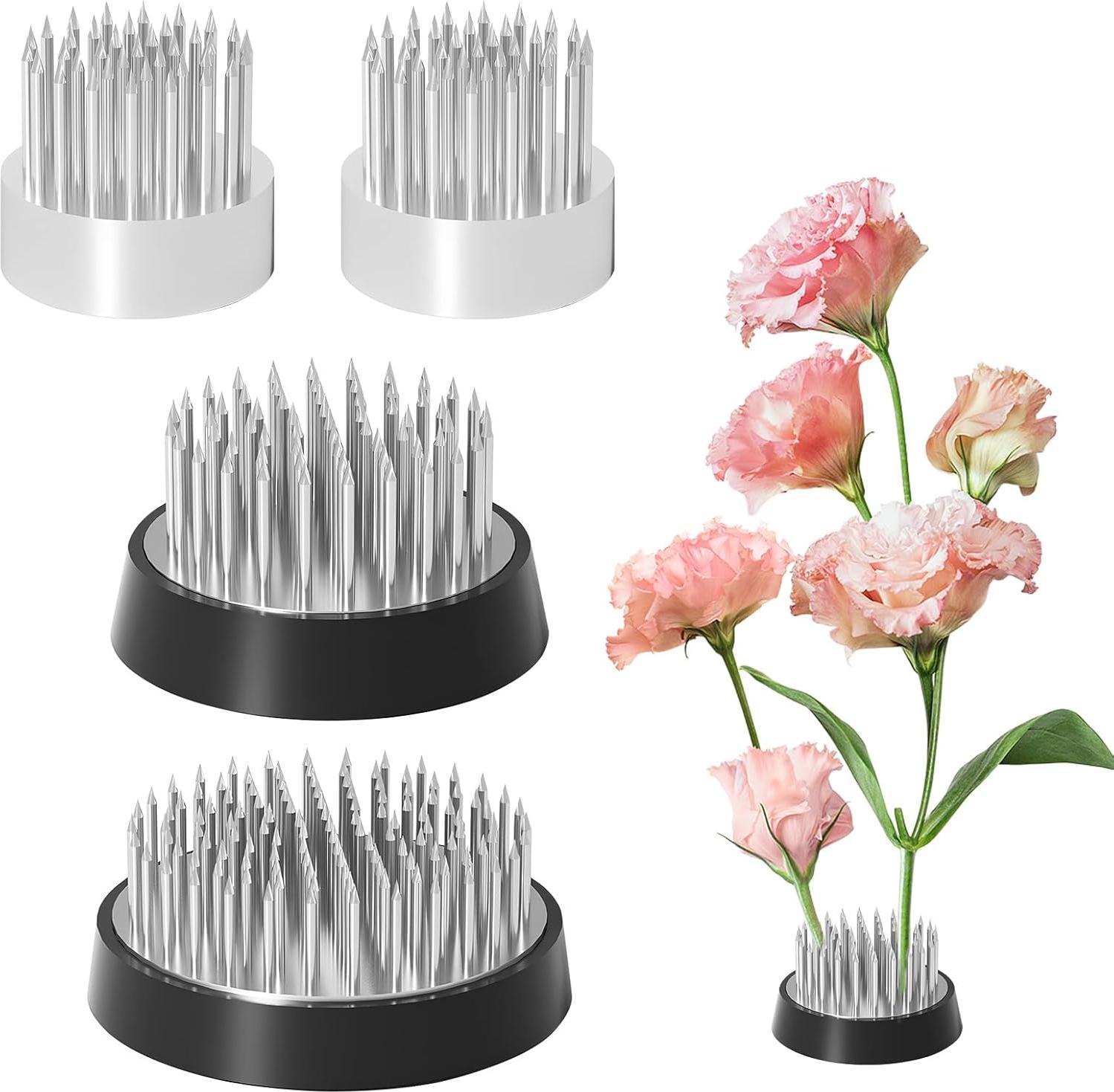 snq 4 St¹ck Blumen Frosch, Steckigel Blumen, Blumenigel, Runde Kenzan Blumenarrangement Halter f¹r Blumenarrangements Blumenl?den Garten Hotel Dekoration ZJL-READ-04255