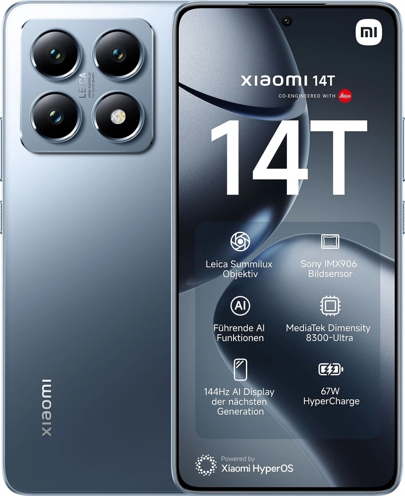 Xiaomi 14T 5G 512 Go / 12 Go Smartphone bleu titane — free download