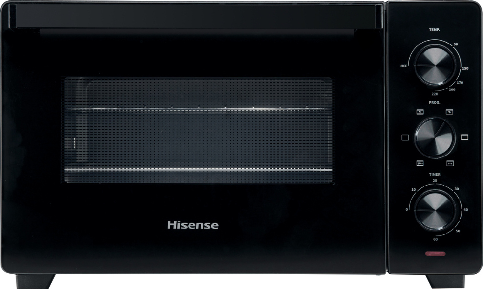 Hisense, HOM30M - Elektrobackofen (30 L, drei Ebenen of kochen, belüftet, Broiler, Kontrollen of 3 Kontrollen) 896832
