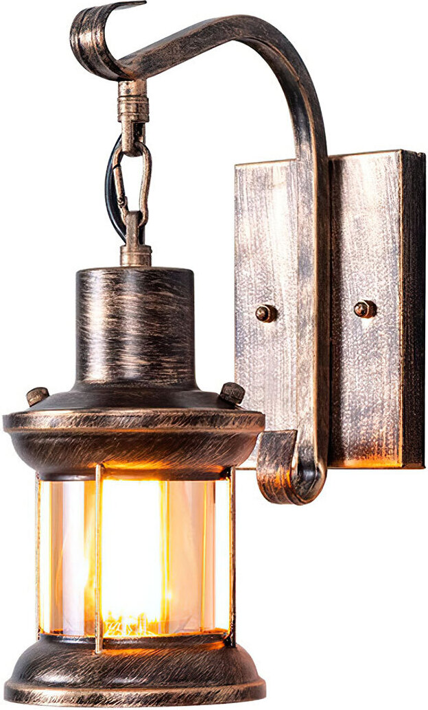 Welikera Wandleuchte Wandlampe,Retro Industriestil,keine Lichtquelle,E27-Lampenfassung KAUF-INTT-CE406-4