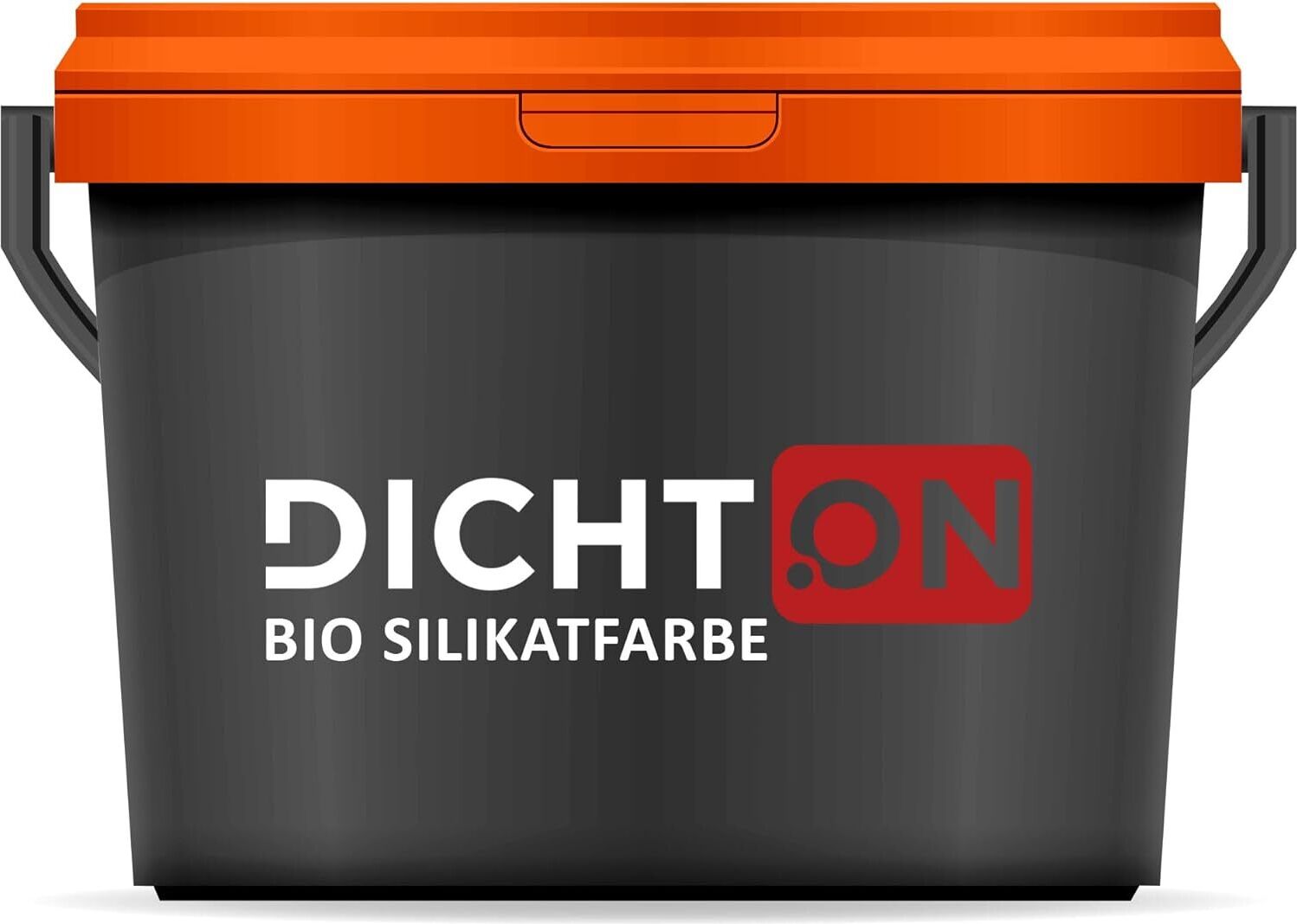 DICHTON Silikatfarbe innen 1l Weiß Innensilikatfarbe - Wandfarbe, Mineralfarbe für Beton, Gips, Putz, Raufaser in Bad, Küche, Garage - allergieneutral, waschbeständig, hochdeckend D.45W D45W0020l