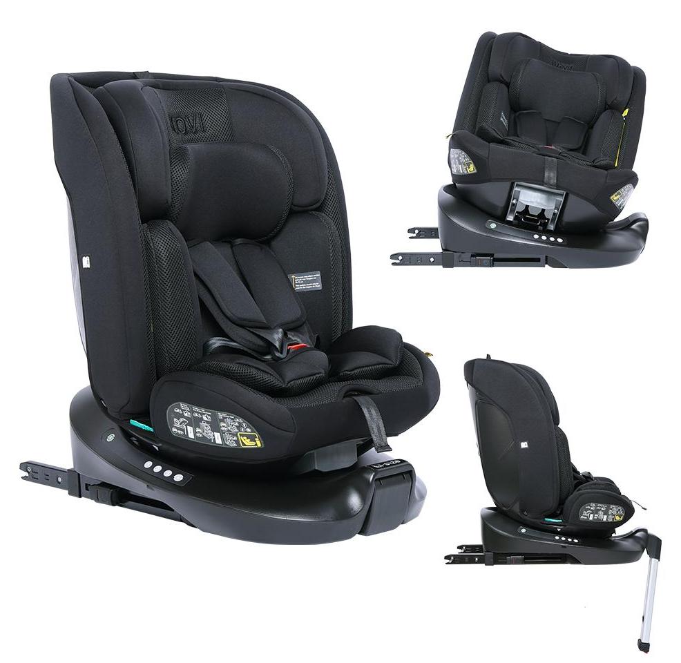 Novi David Go i-Size Kindersitz (R129) – 360° drehbar – Isofix – ab Geburt bis 150 cm – vorwärts & rückwärtsgerichtet