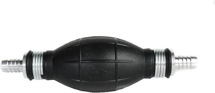 SILVER Silberne Hand-Treibstoffpumpe Birne 12Mm