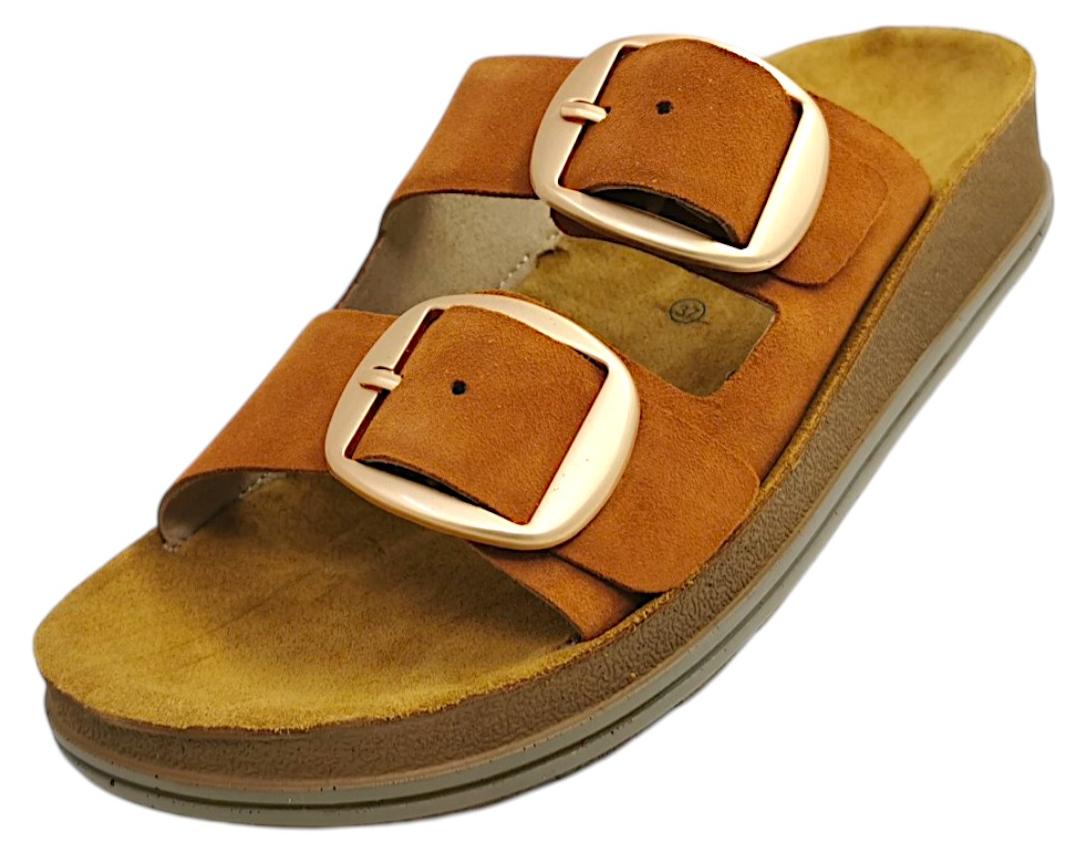 Dr. Stark Greece Damenschuhe Pantoletten Beige Freizeit, Schuhgröße:39 EU 22-07-20071