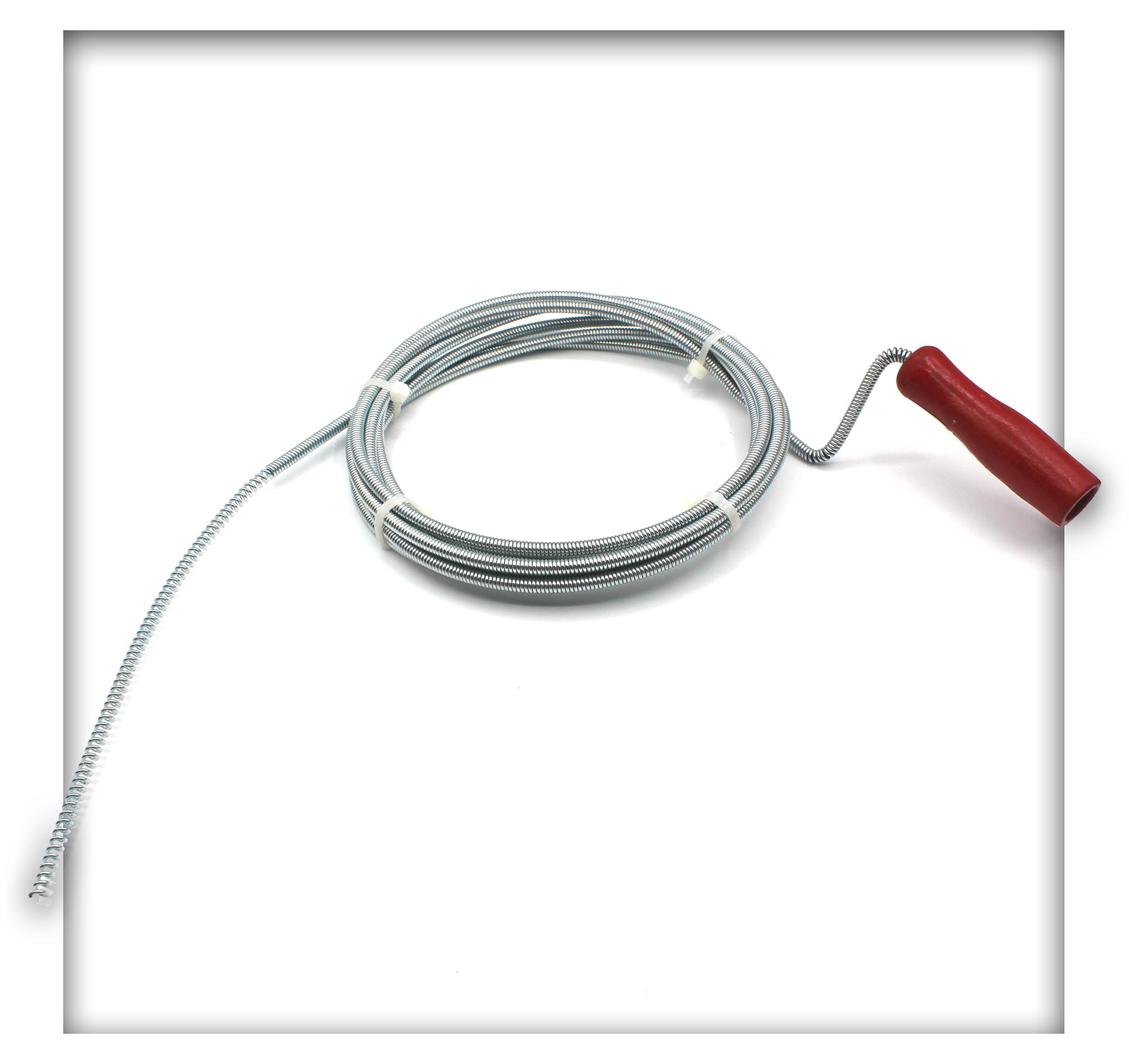 KIESKÖNIG Rohrspirale Rohrreinigungswelle Rohrreinigungsspirale Abflussreiniger XS 3 m x 5 mm