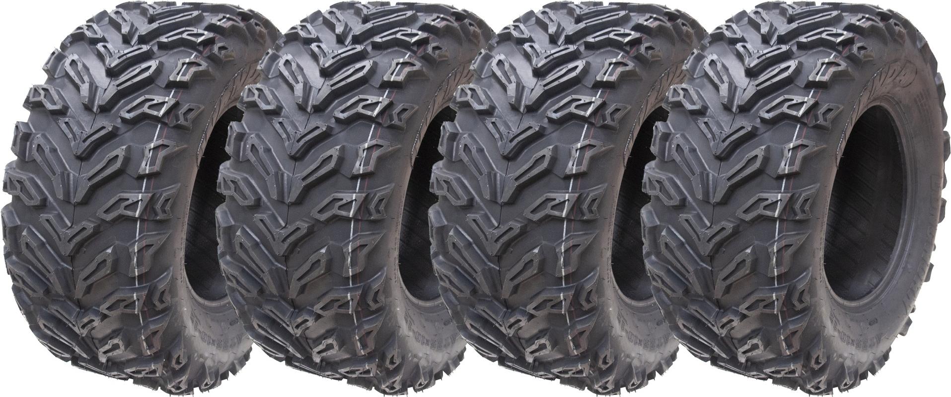 pneumatiky 25x10.00-12 Quad ATV 6ply Wanda P3103 E-Marked Road Legal Tires (sada 4)